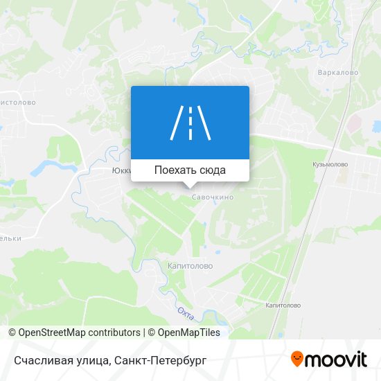 Карта Счасливая улица