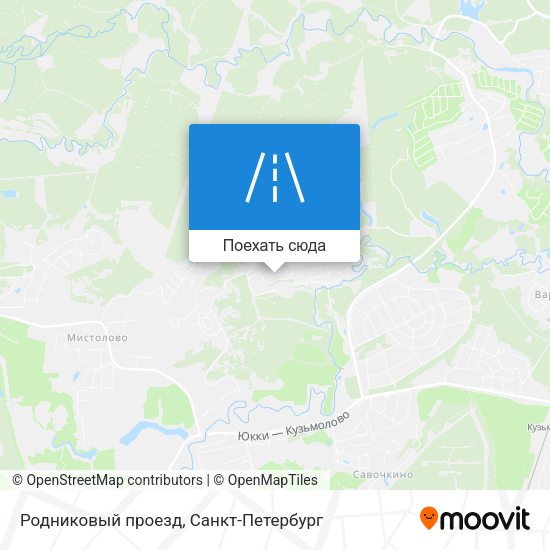 Карта Родниковый проезд