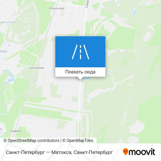 Карта Санкт-Петербург — Матокса