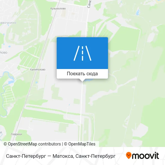 Карта Санкт-Петербург — Матокса