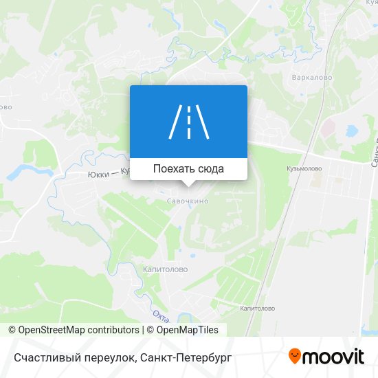 Карта Счастливый переулок