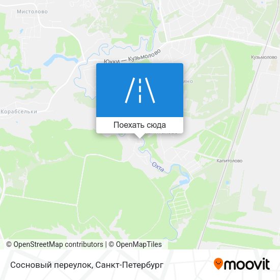Карта Сосновый переулок