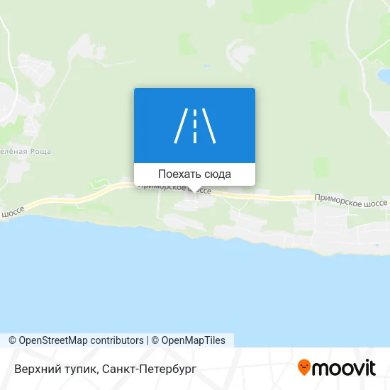 Карта Верхний тупик