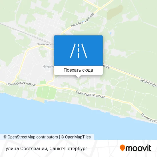 Карта улица Состязаний