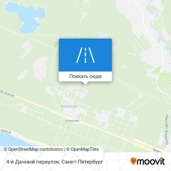Карта 4-й Дачный переулок