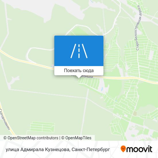 Карта улица Адмирала Кузнецова