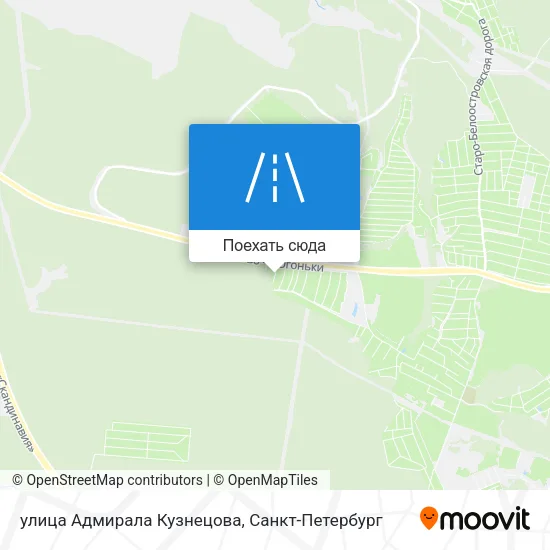 Карта улица Адмирала Кузнецова