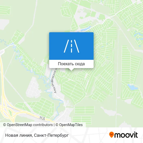 Карта Новая линия
