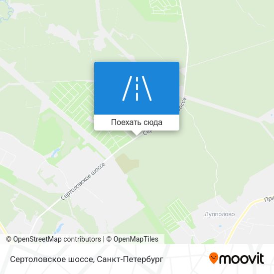Карта Сертоловское шоссе