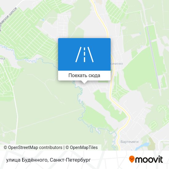 Карта улица Будённого