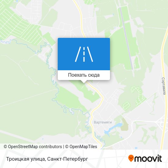 Карта Троицкая улица