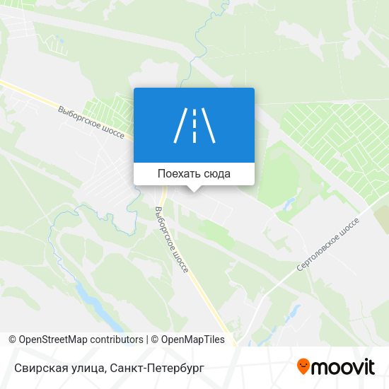 Карта Свирская улица