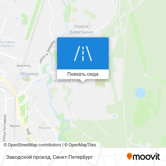 Карта Заводской проезд