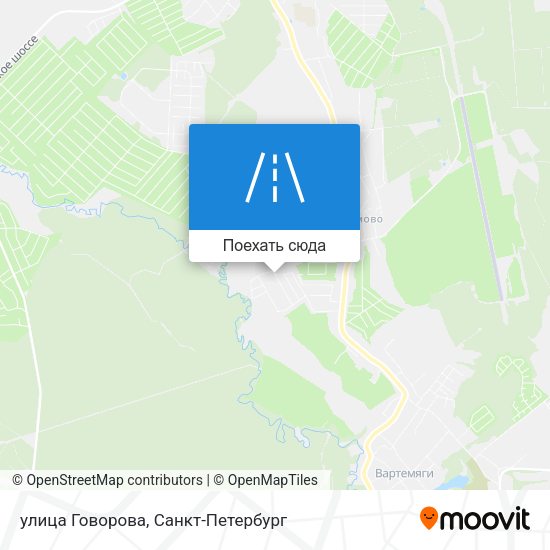 Карта улица Говорова