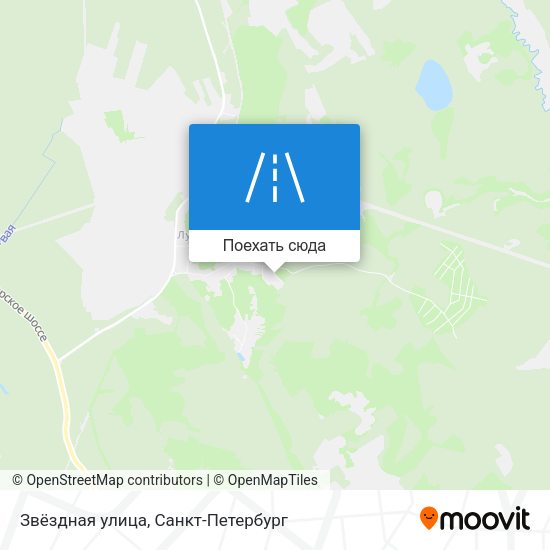 Карта Звёздная улица