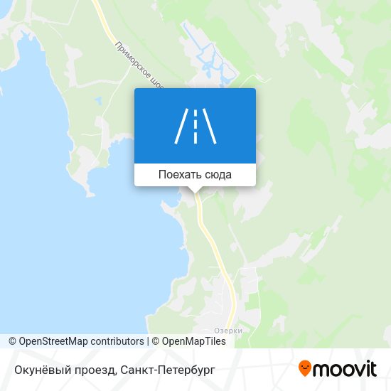 Карта Окунёвый проезд