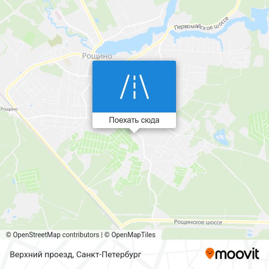Карта Верхний проезд