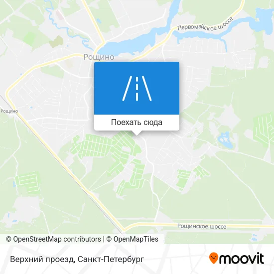 Карта Верхний проезд