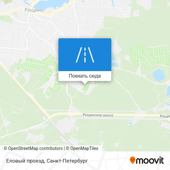 Карта Еловый проезд