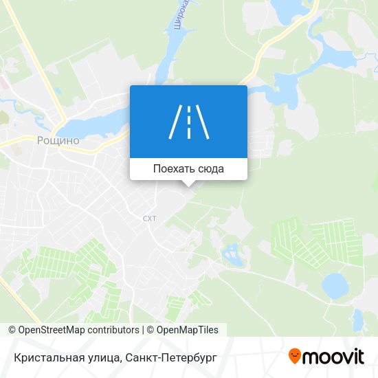 Карта Кристальная улица