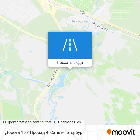 Карта Дорога 16  / Проезд 4