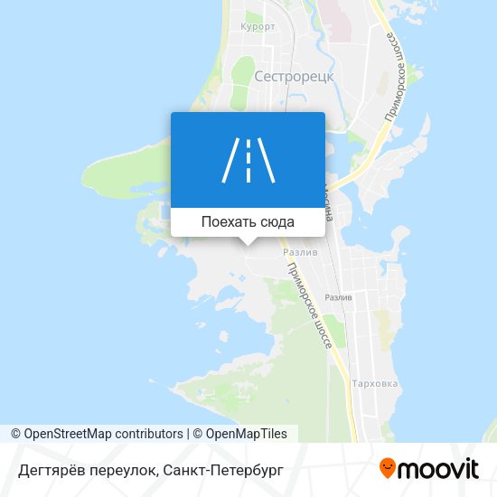 Карта Дегтярёв переулок