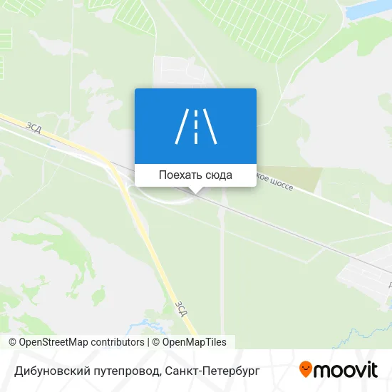 Карта Дибуновский путепровод