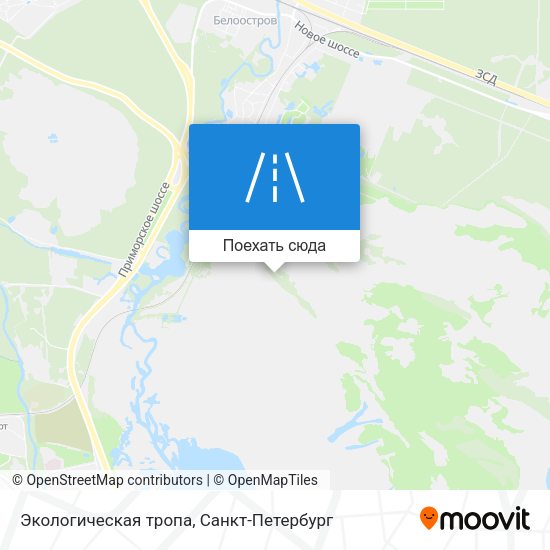 Карта Экологическая тропа