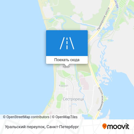 Карта Уральский переулок