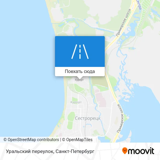 Карта Уральский переулок