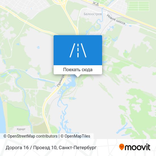 Карта Дорога  16 / Проезд 10