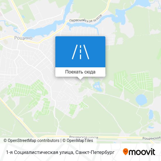Карта 1-я Социалистическая улица