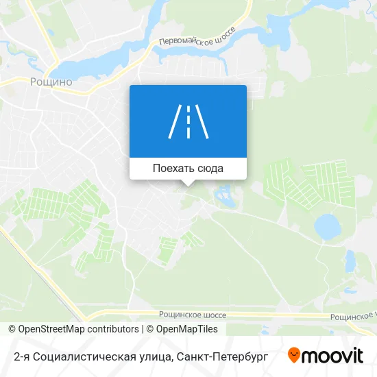 Карта 2-я Социалистическая улица