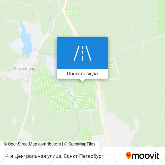 Карта 4-я Центральная улица