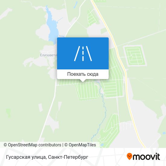 Карта Гусарская улица