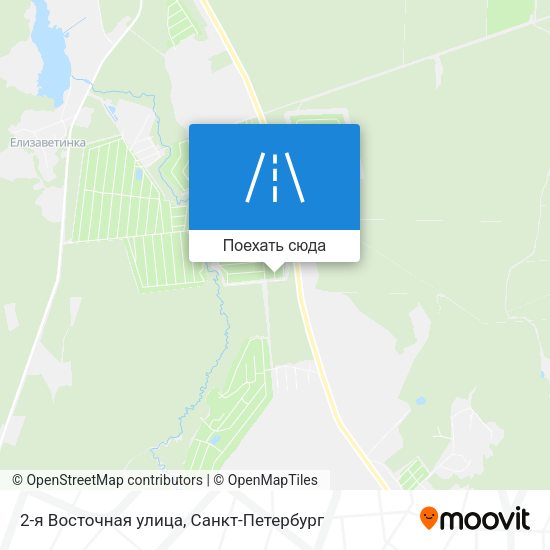 Карта 2-я Восточная улица