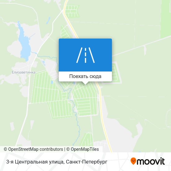 Карта 3-я Центральная улица