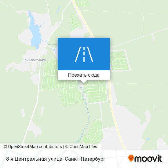 Карта 8-я Центральная улица