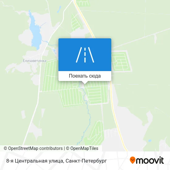 Карта 8-я Центральная улица
