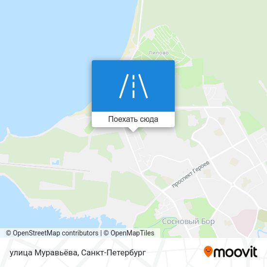 Карта улица Муравьёва