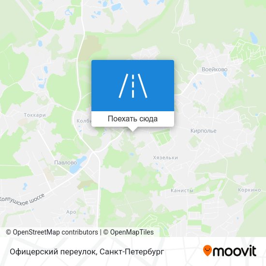 Карта Офицерский переулок