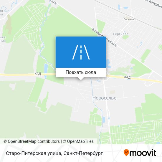 Карта Старо-Питерская улица