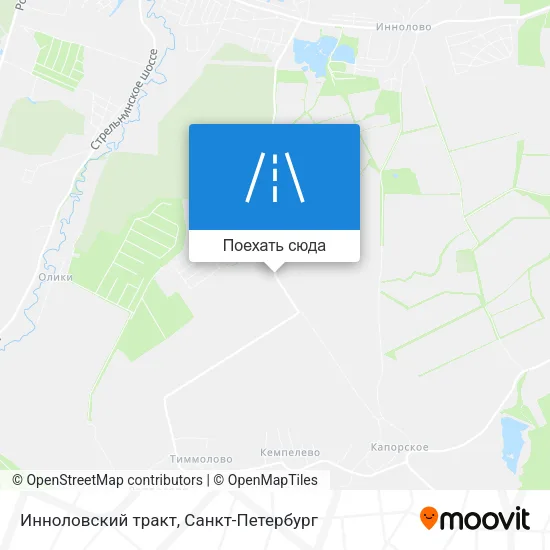Карта Инноловский тракт