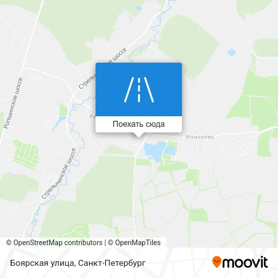 Карта Боярская улица