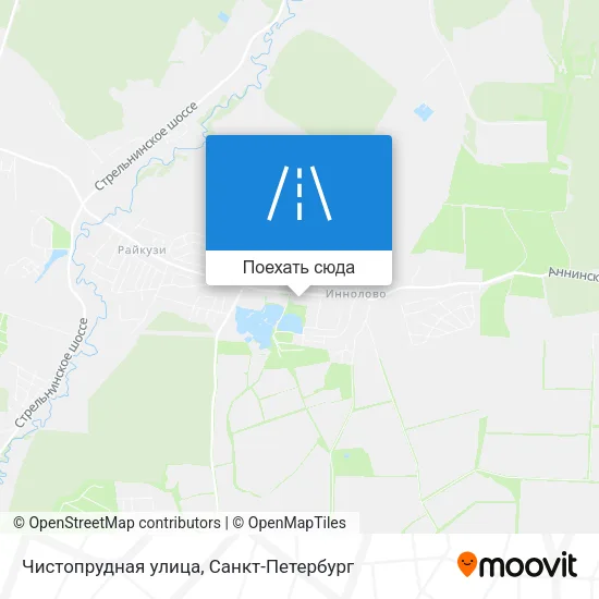 Карта Чистопрудная улица