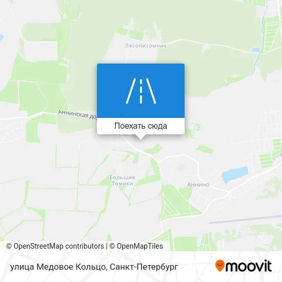 Карта улица Медовое Кольцо