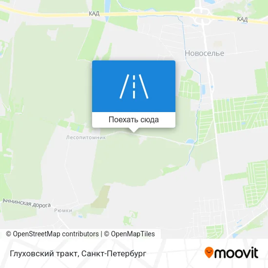 Карта Глуховский тракт