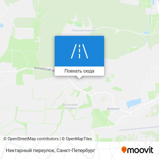 Карта Нектарный переулок