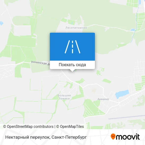 Карта Нектарный переулок