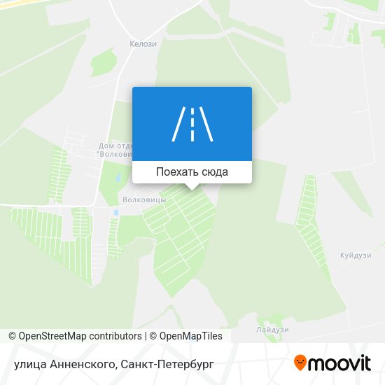 Карта улица Анненского